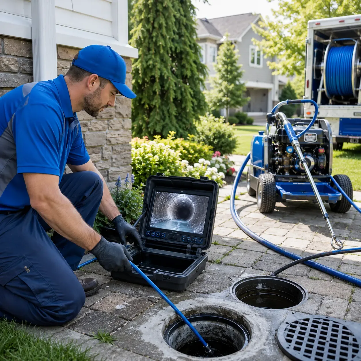 Outdoor drain cleaning professionals serving Philpot, KY